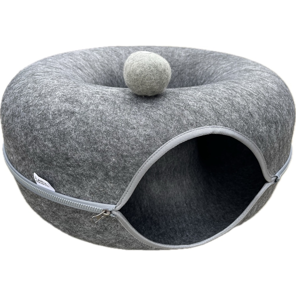 Large Cat Tunnel Bed for Cats, Scratch Resistant